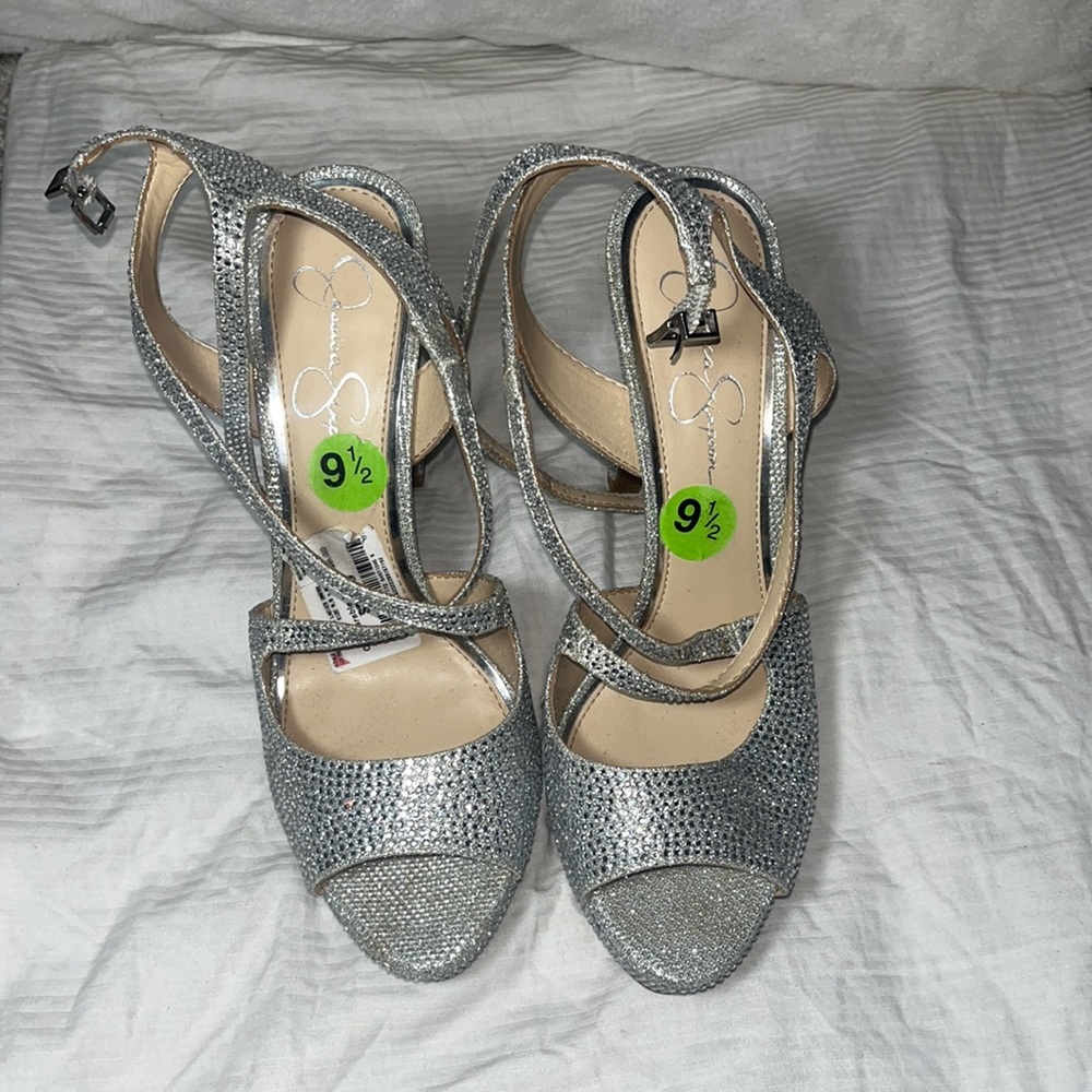 Rhinestone silver Jessica Simpson